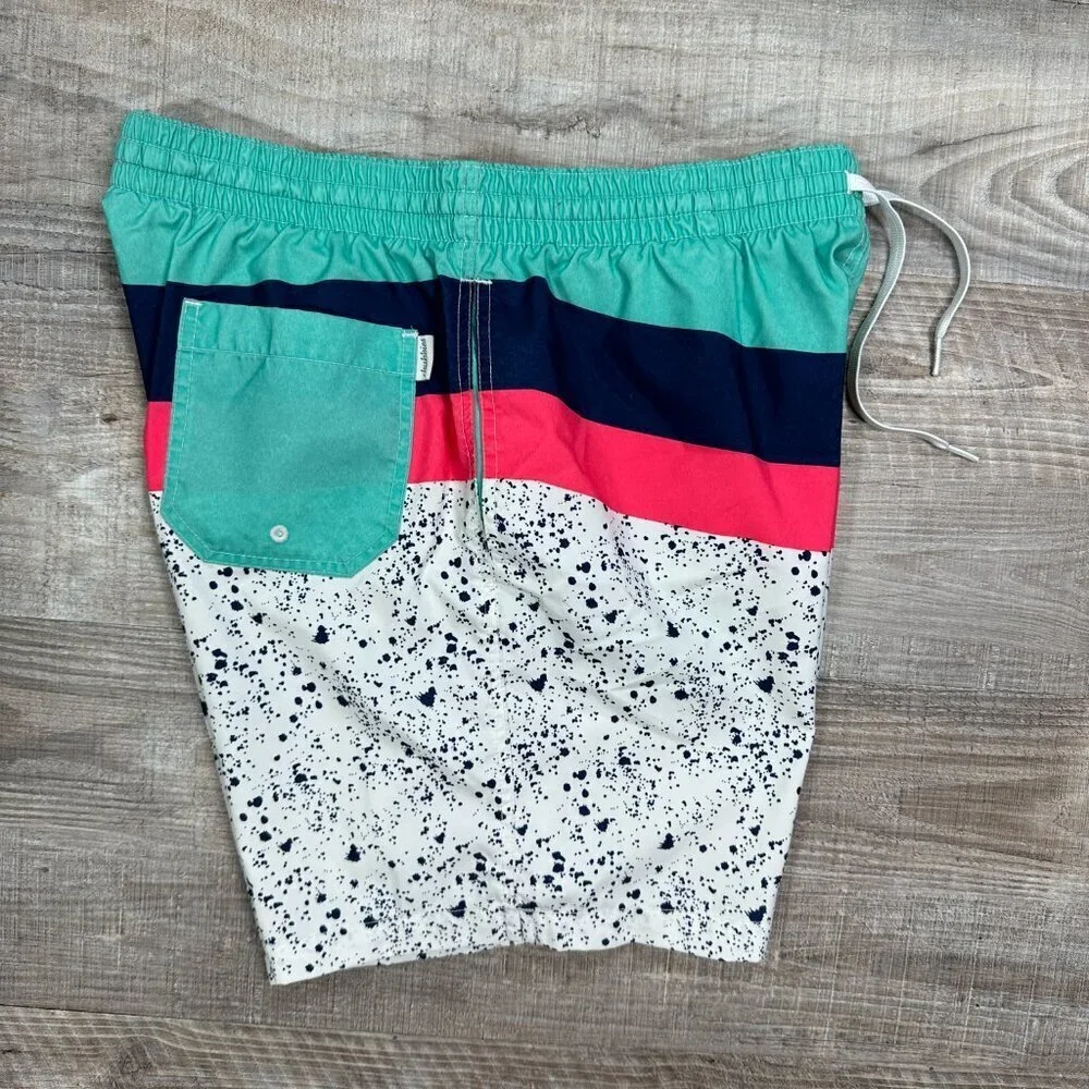 Chubbies Swim Trunks Stripes Speckles Stretch Waist Shorts - Mens XL BestOnesWI